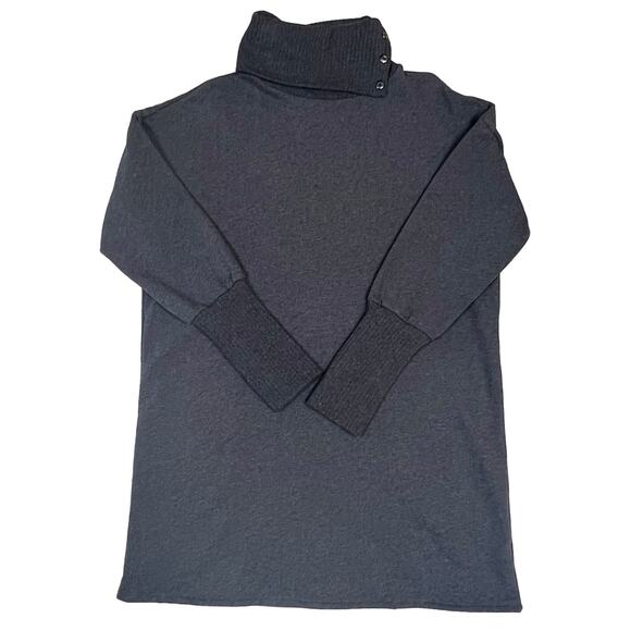 Studio Park x Shawn Killinger Womens Gray Pullover Sweatshirt Dress Size LP - Picture 4 of 12